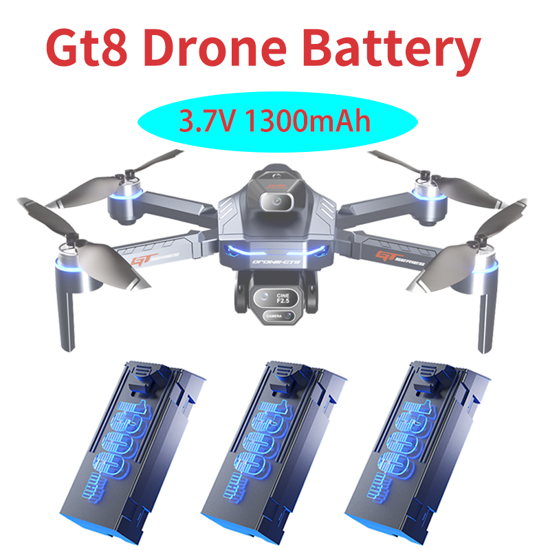 Drone Battery Li-Ion - Original 3.7V 1300mAh GT8 Drone Battery