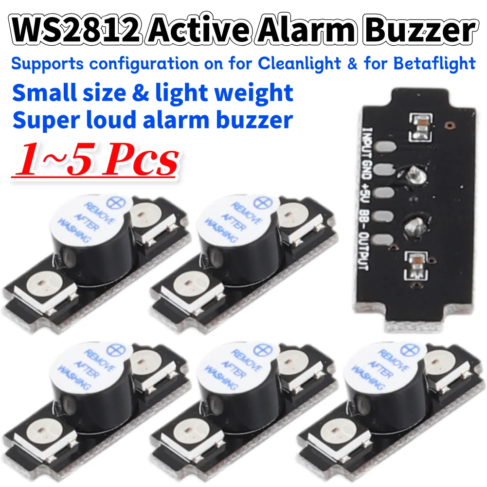 Drone Battery Alarm - WS2812 Active Alarm Buzzer Colorful RGB