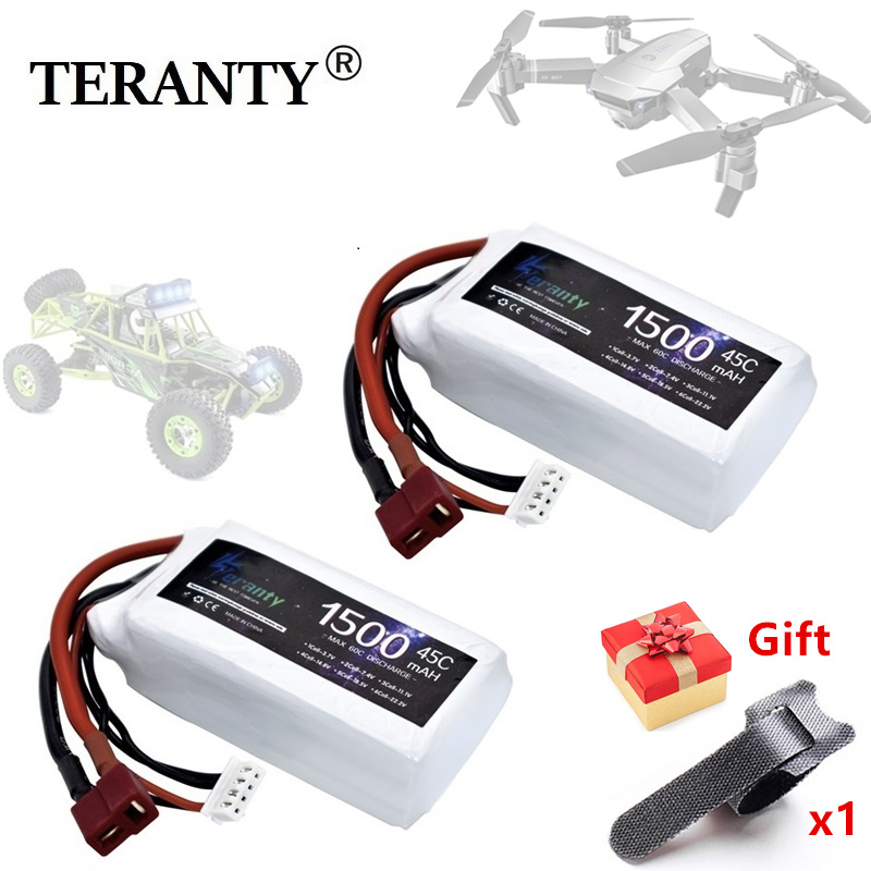 Drone Battery Li-Ion - TERANTY 3s 45C 11.1V 1500mah Lipo