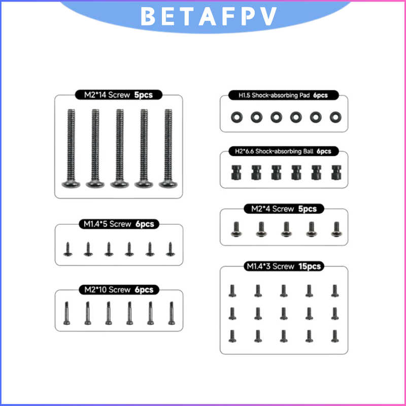 Drone Battery Bag - BETAFPV Drone Screw Pack Assortment Kit,