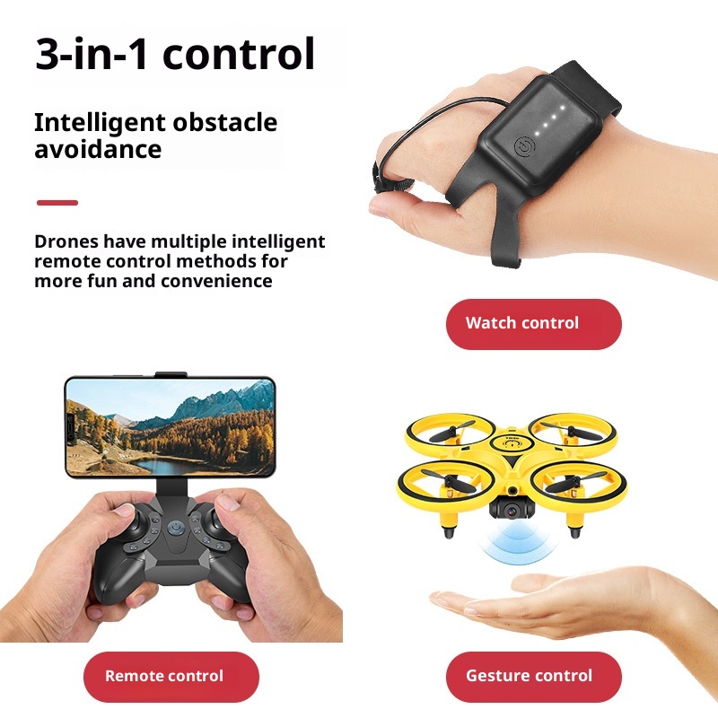 Drone Battery Smart - Electric Gesture Control Drone Toy with