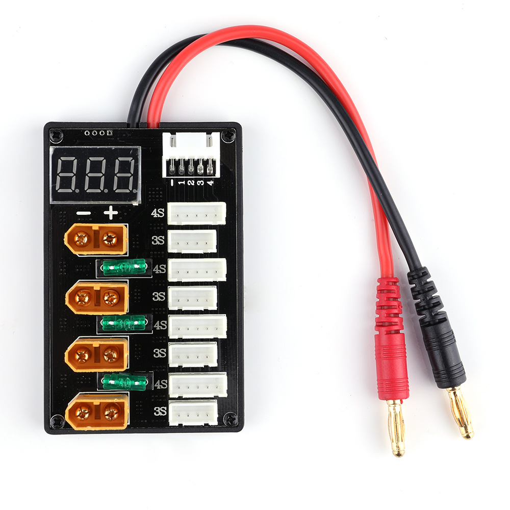 Drone Battery Parallel Board - XT60 Plug 3S 4S Lipo Battery