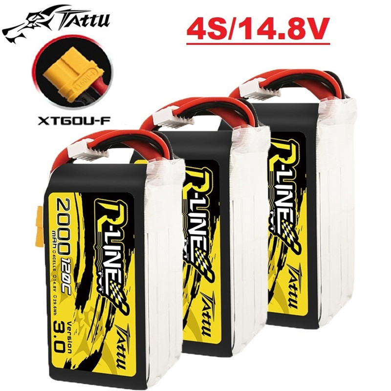 Drone Battery 4S - HOT TATTU R-LINE 3.0 120C 2000mAh