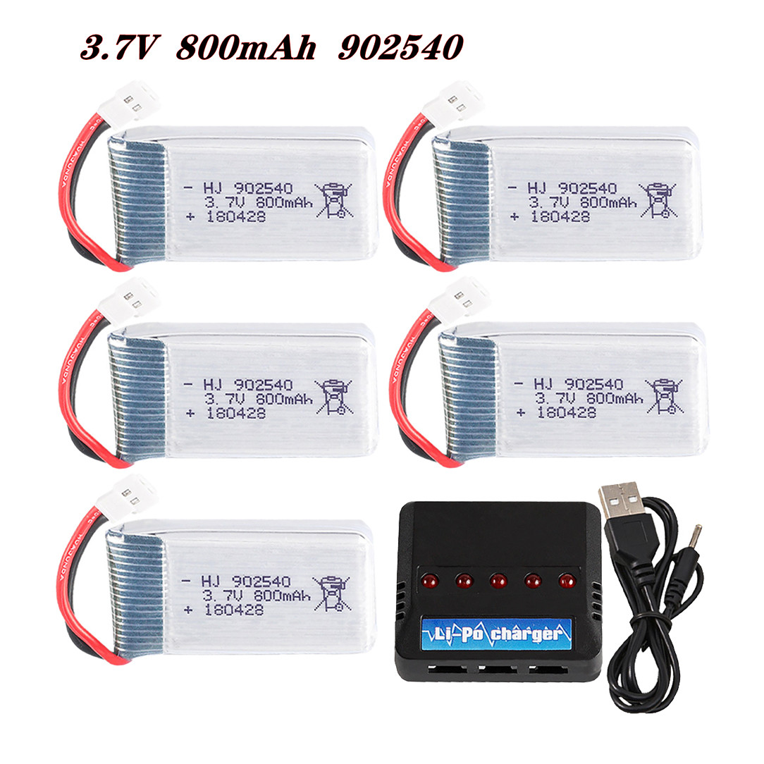 Drone Battery Lipo - 3.7V 800mAh 902540 25C Lipo Battery