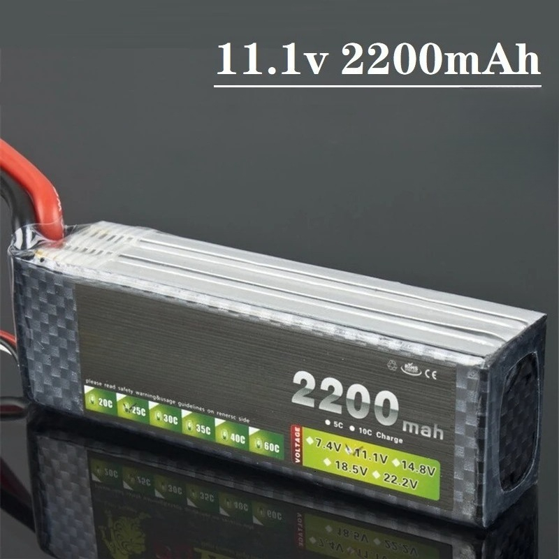 New 3S 30C 11.1V 2200mAh Li-po - Drone Battery 3S recension och pris