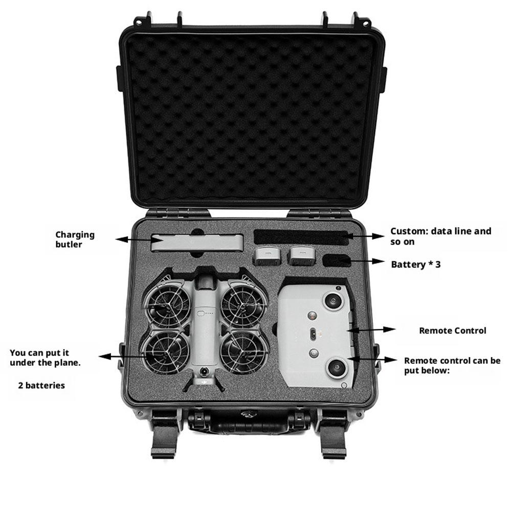 Waterproof Hard Case with Shou - Drone Battery Strap recension och pris