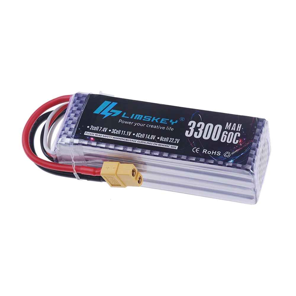 4S LiPo Battery 14.8V 3300mAh  - Drone Battery 4S recension och pris