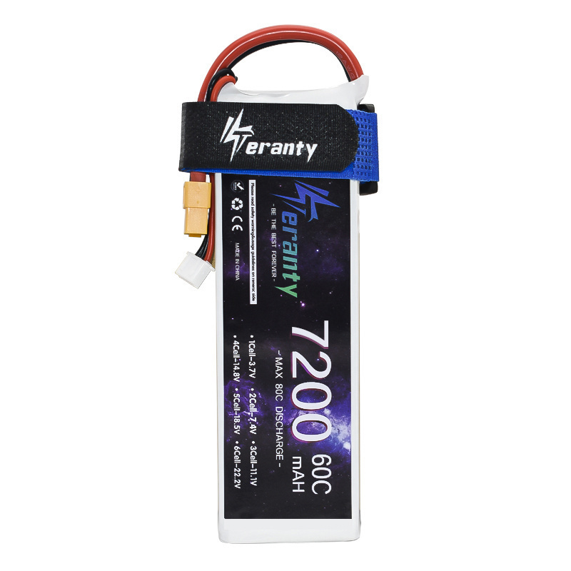 Upgrade 2S 7.4V 7200mAh 60C 6S - Drone Battery 6S recension och pris