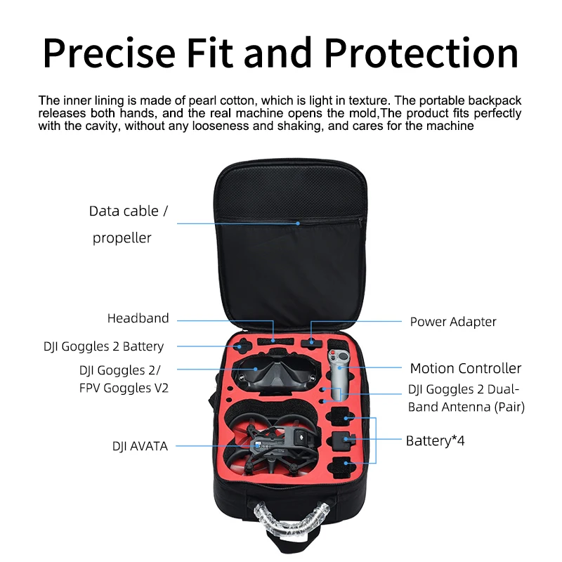 Portable Case Backpack Nylon W - Drone Battery Bag recension och pris