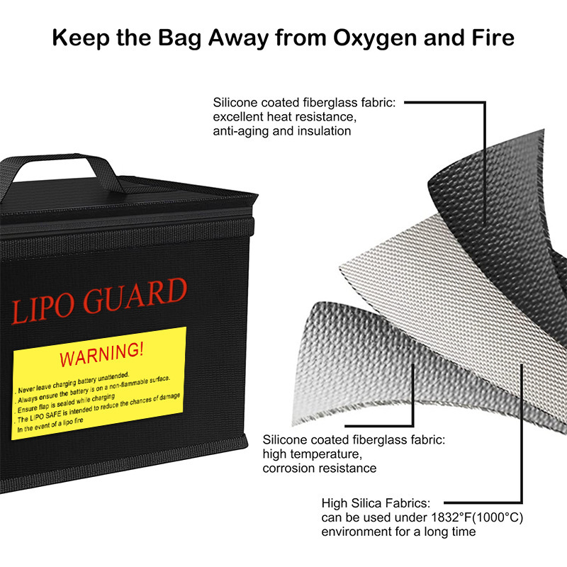 Lipo Guard Safety Bag Fireproo - Drone Battery Bag recension och pris