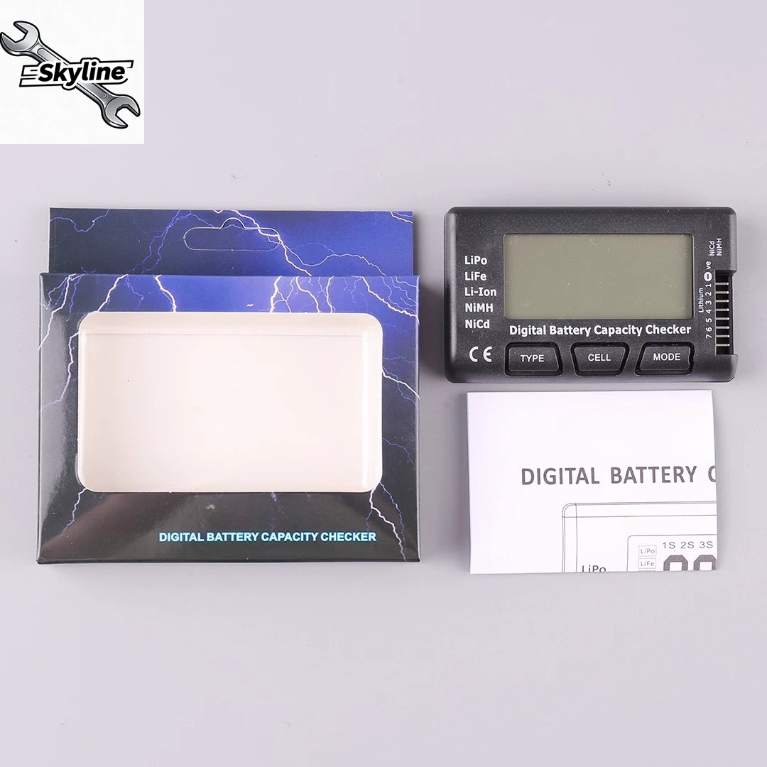 1-8S LiPo Battery Voltage Test - Drone Battery Voltage Checker recension och pris