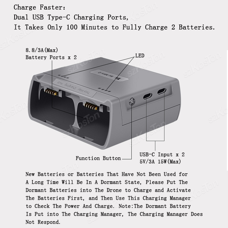 For DJI Mini 4K/MINI 2/Mini 2  - Drone Battery Smart recension och pris
