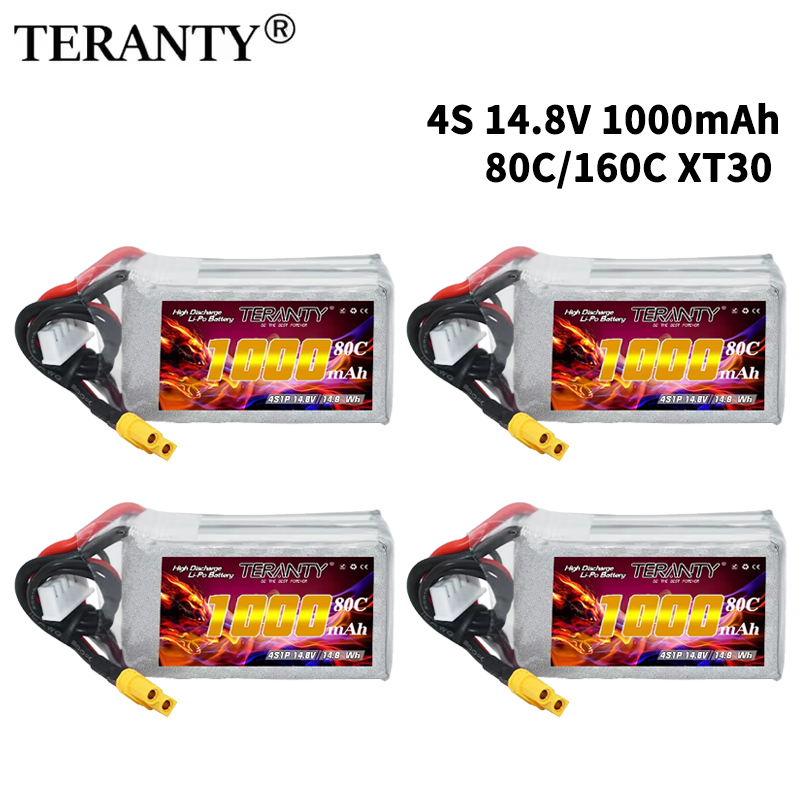 TERANTY 4S 1000mAh 14.8V 80C/1 - Drone Battery 4S recension och pris