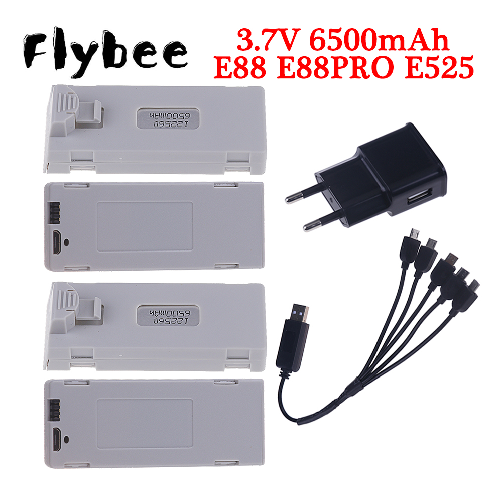 Original E88 Battery 3.7V 6500 - Drone Battery Lipo recension och pris
