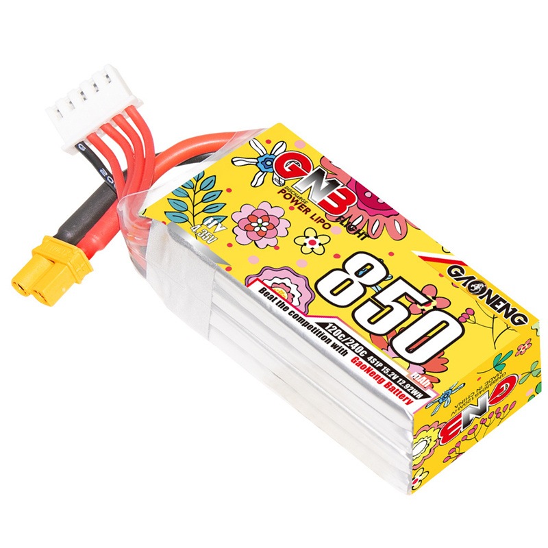 Upgraded GNB 4S 15.2V 850mAh L - Drone Battery 4S recension och pris