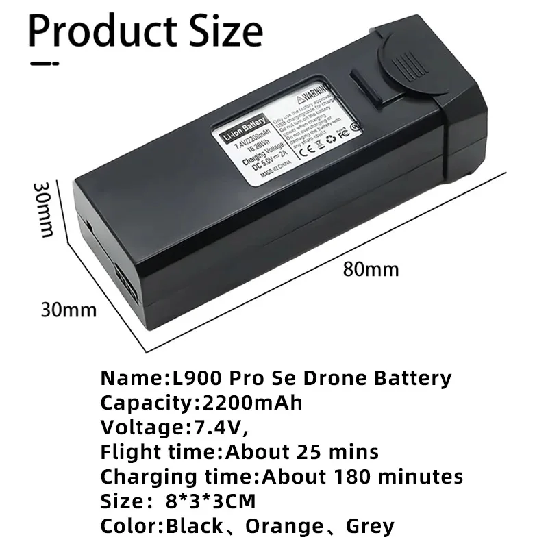 Battery L900 PRO SE Max Drone  - Drone Battery Li-Ion recension och pris