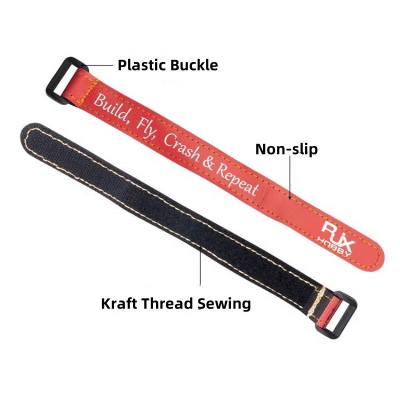 200X20MM Non Slip Silicone Bat - Drone Battery Strap recension och pris