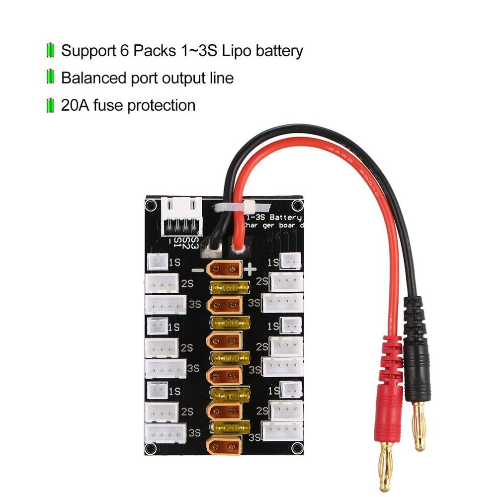 1S-3S 20A XT30 Plug Lipo Batte - Drone Battery Parallel Board recension och pris