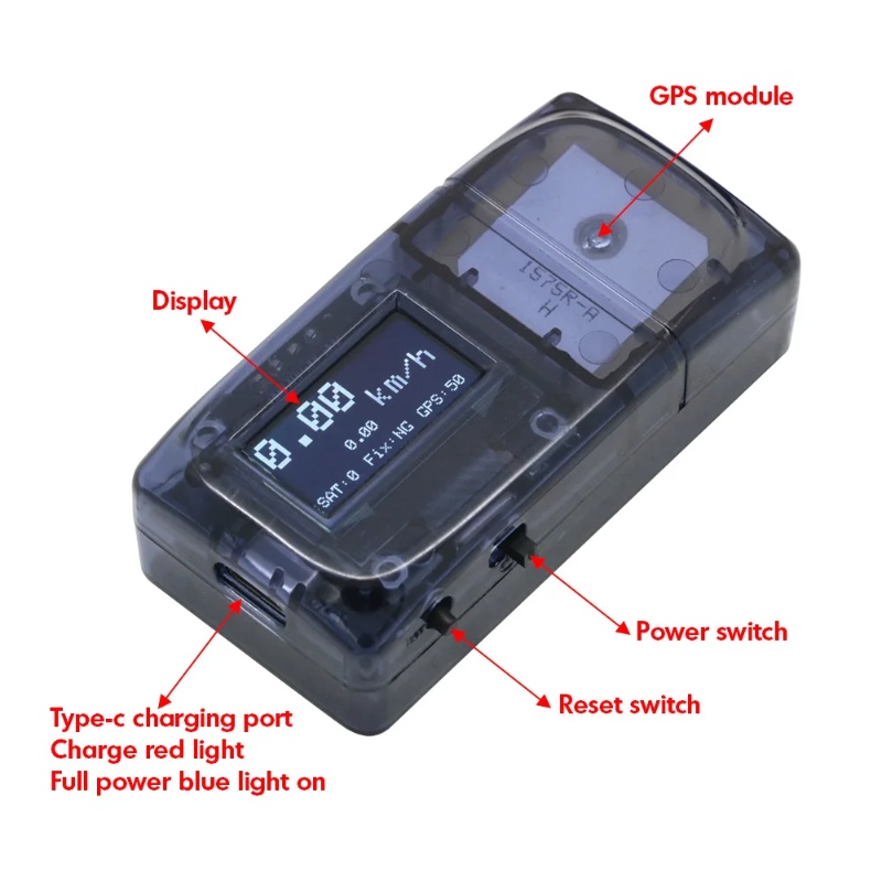 ZMR GPS Speedometer RC Drone T - Drone Battery Plate recension och pris