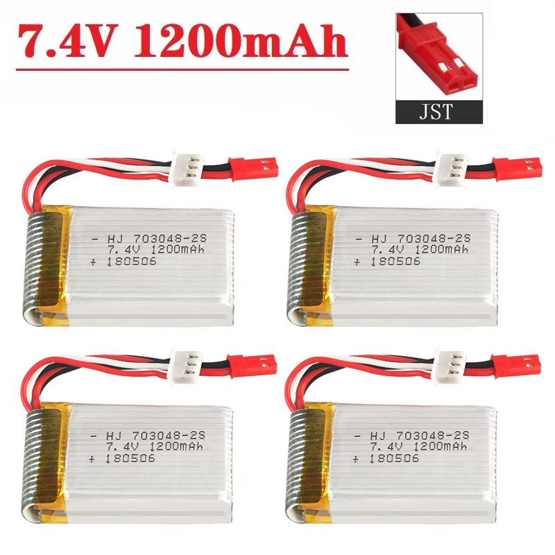 Lipo Battery 2S 7.4V 1200mAh 7 - Drone Battery Li-Ion recension och pris