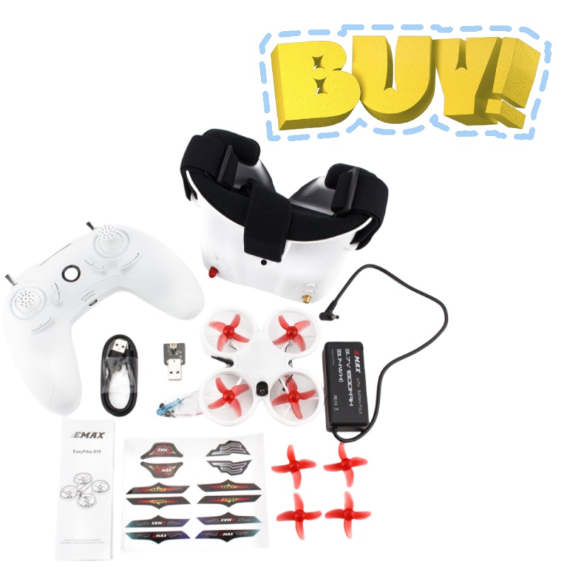 EMAX EZ Pilot 82MM Mini 5.8G I - Drone Battery 3S recension och pris