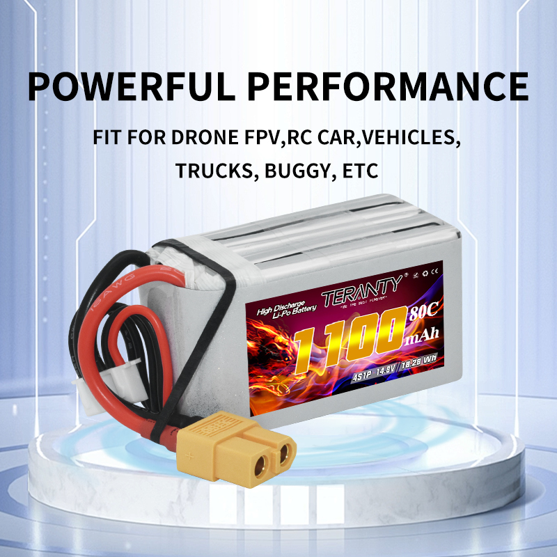 TERANTY 4S 1100mAh 80C/160C Li - Drone Battery 4S recension och pris
