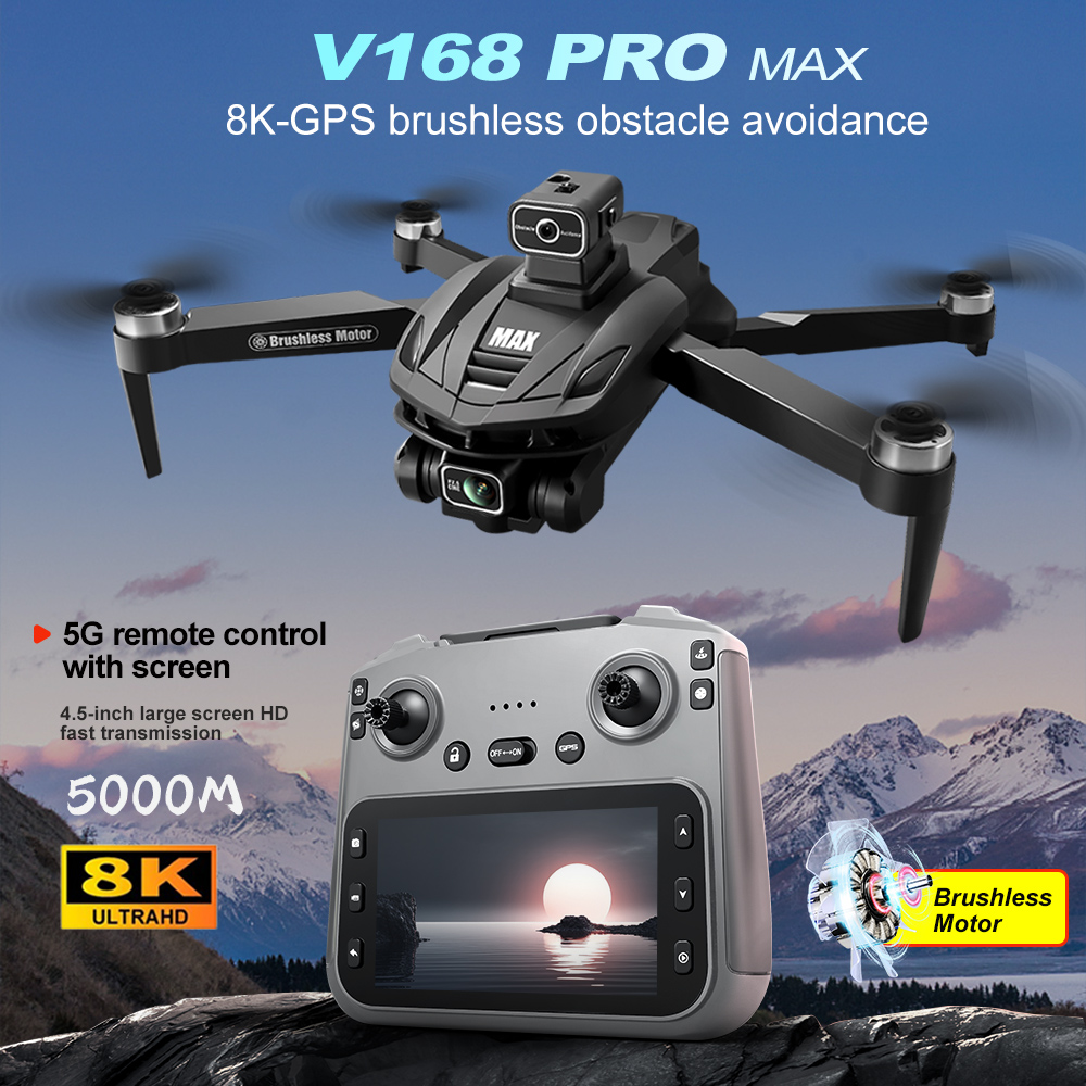 V168 PRO Max GPS Drone 8K Prof - Drone Battery Case recension och pris