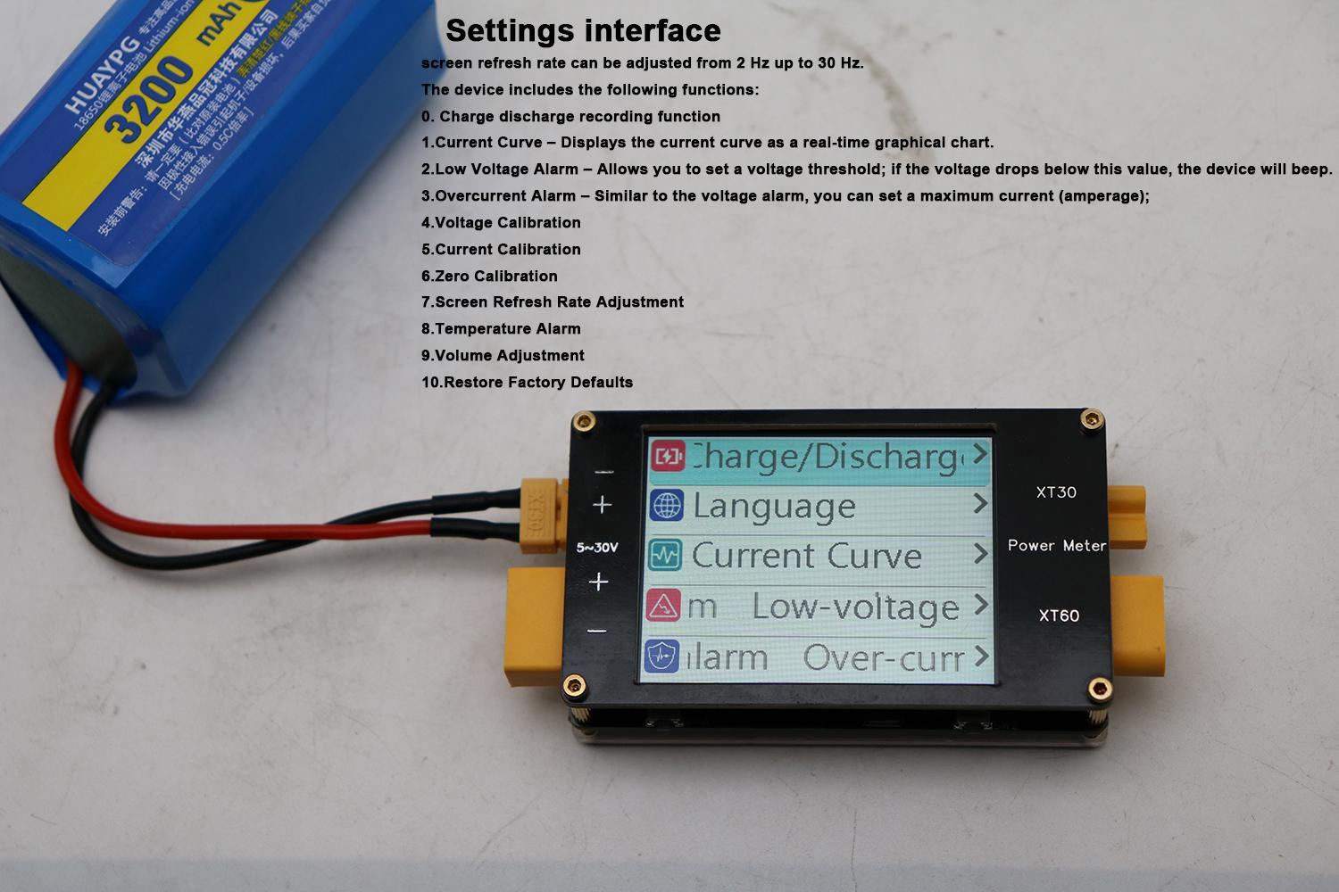 2.4Inch Display Power Meter XT - Drone Battery Voltage Checker recension och pris