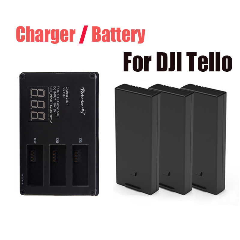 Original DJI Tello battery / D - Drone Battery Balance Charger recension och pris
