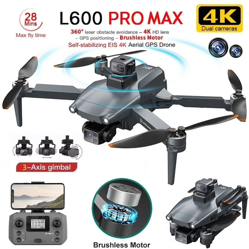 L600 PRO MAX GPS Drone Profess - Drone Battery Case recension och pris