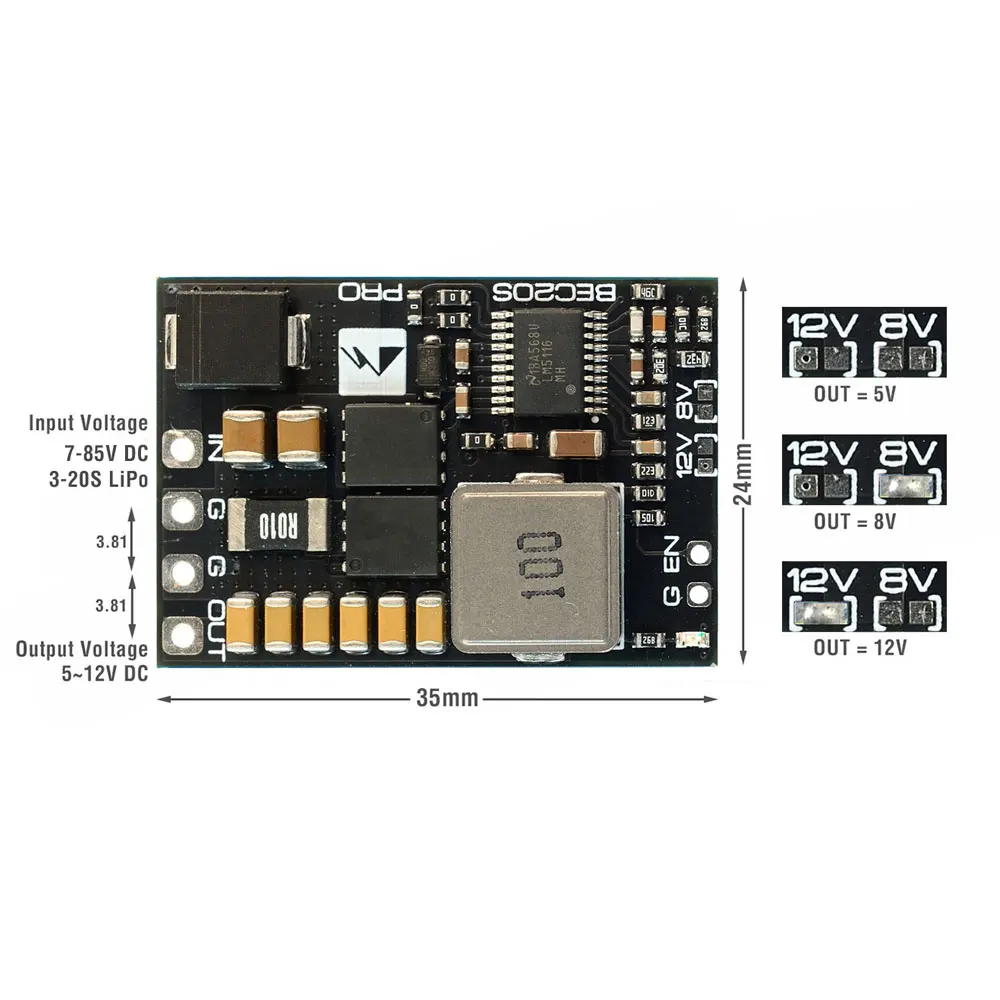 WalleFPV Eagle2 HD O4 Pro Smal - Drone Battery 3S recension och pris