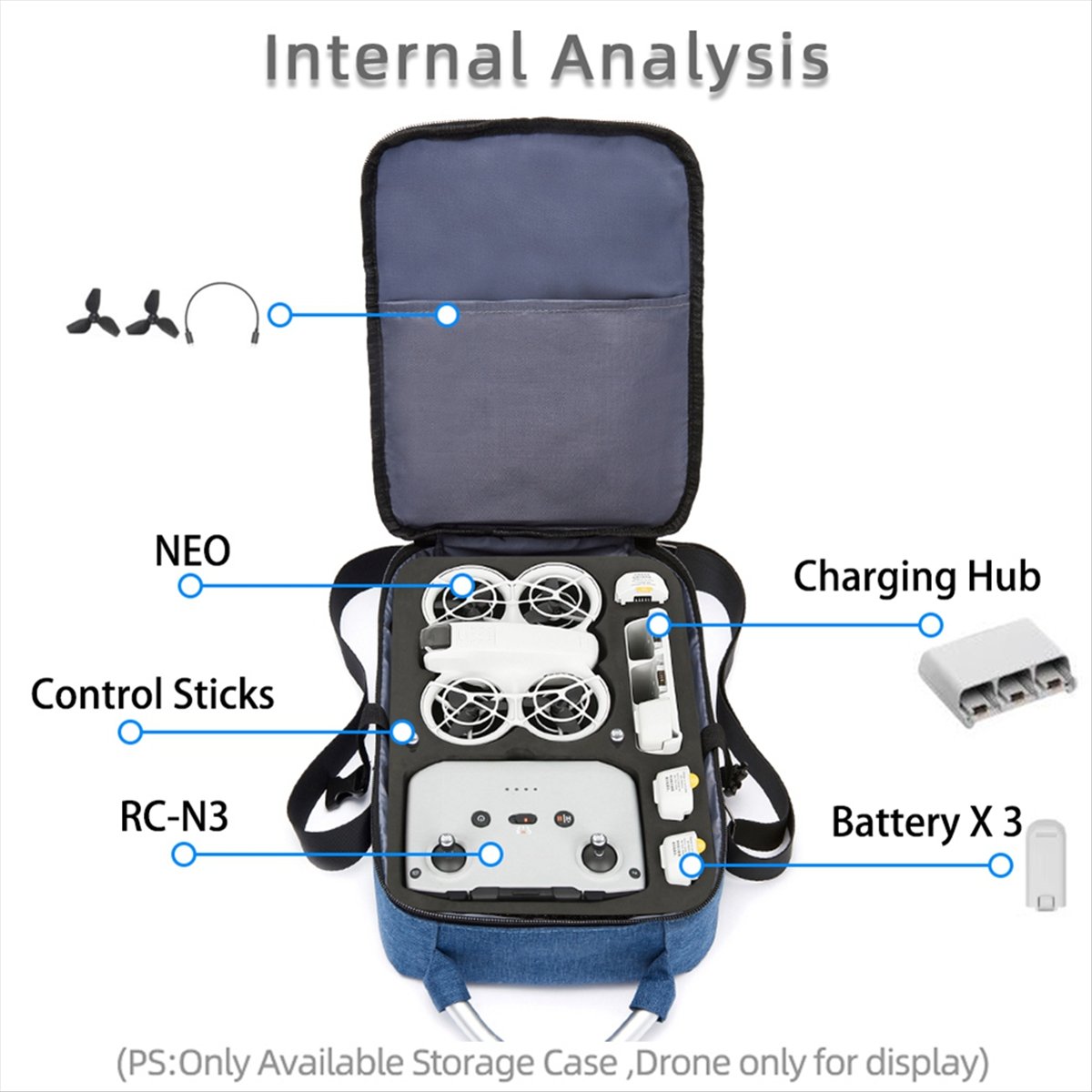 (A26M) Carrying Case Single-Sh - Drone Battery Bag recension och pris