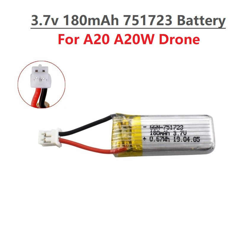 Original 3.7V 180mAh Lipo Batt - Drone Battery Li-Ion recension och pris