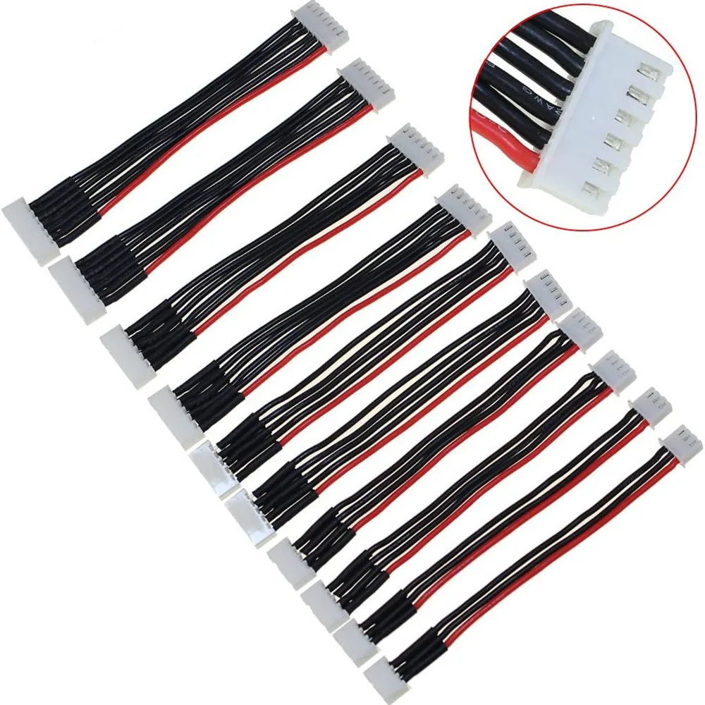 5pcs/lot JST-XH 1S 2S 3S 4S 5S - Drone Battery 6S recension och pris