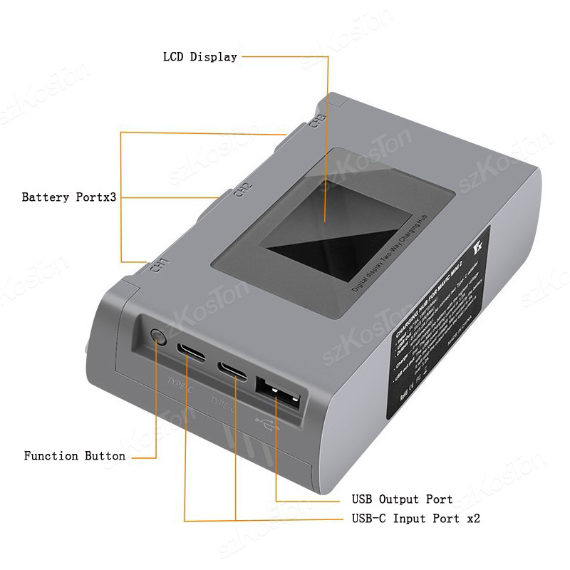 For DJI Mavic Mini 2/SE Mini 4 - Drone Battery Balance Charger recension och pris