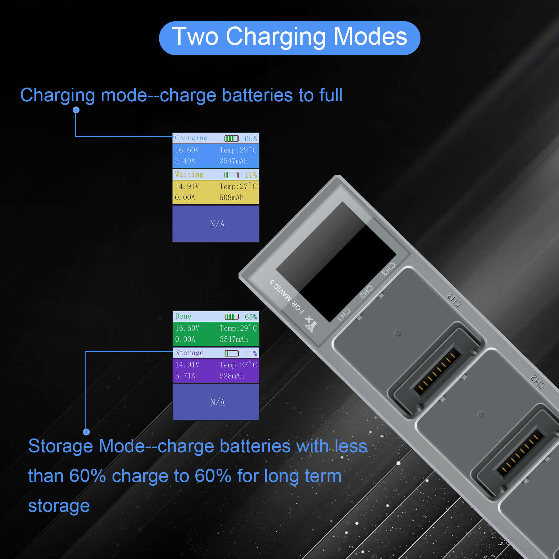 3 IN 1 Battery Charger for DJI - Drone Battery Parallel Board recension och pris