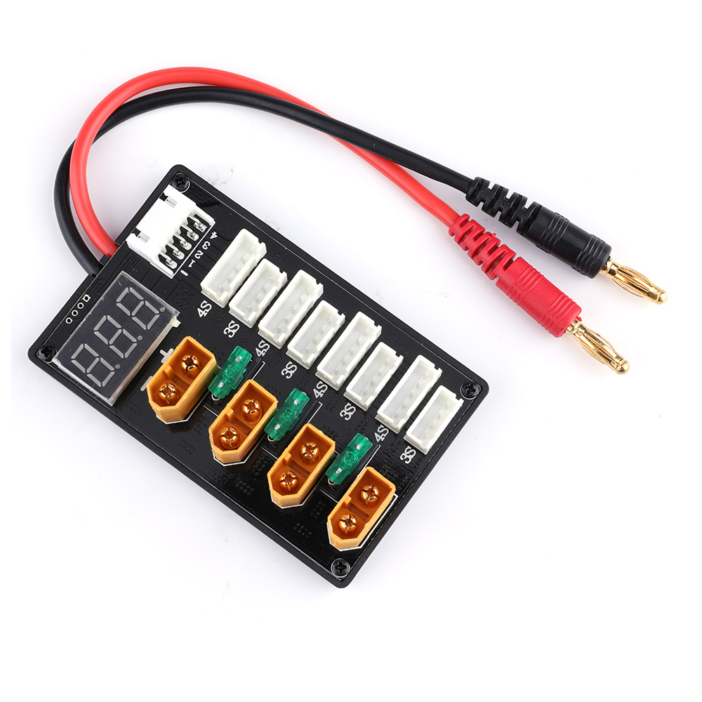 XT60 Plug 3S 4S Lipo Battery P - Drone Battery Parallel Board recension och pris