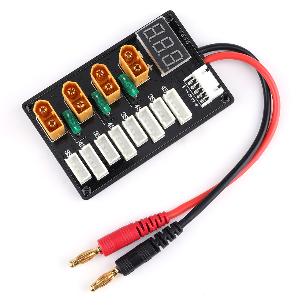 XT60 Plug 3S 4S Lipo Battery P - Drone Battery Parallel Board recension och pris