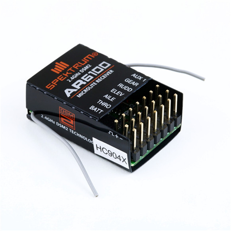 AR6100 DSM2 6CH 2.4GHz Receive - Drone Battery Connector recension och pris