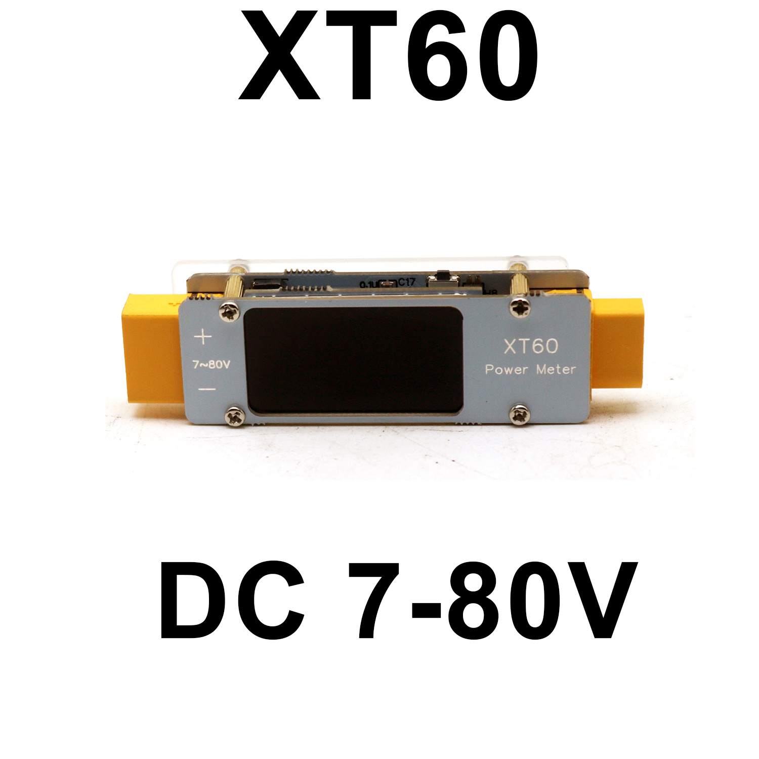 64A DC XT60 Power Meter Bidire - Drone Battery Voltage Checker recension och pris