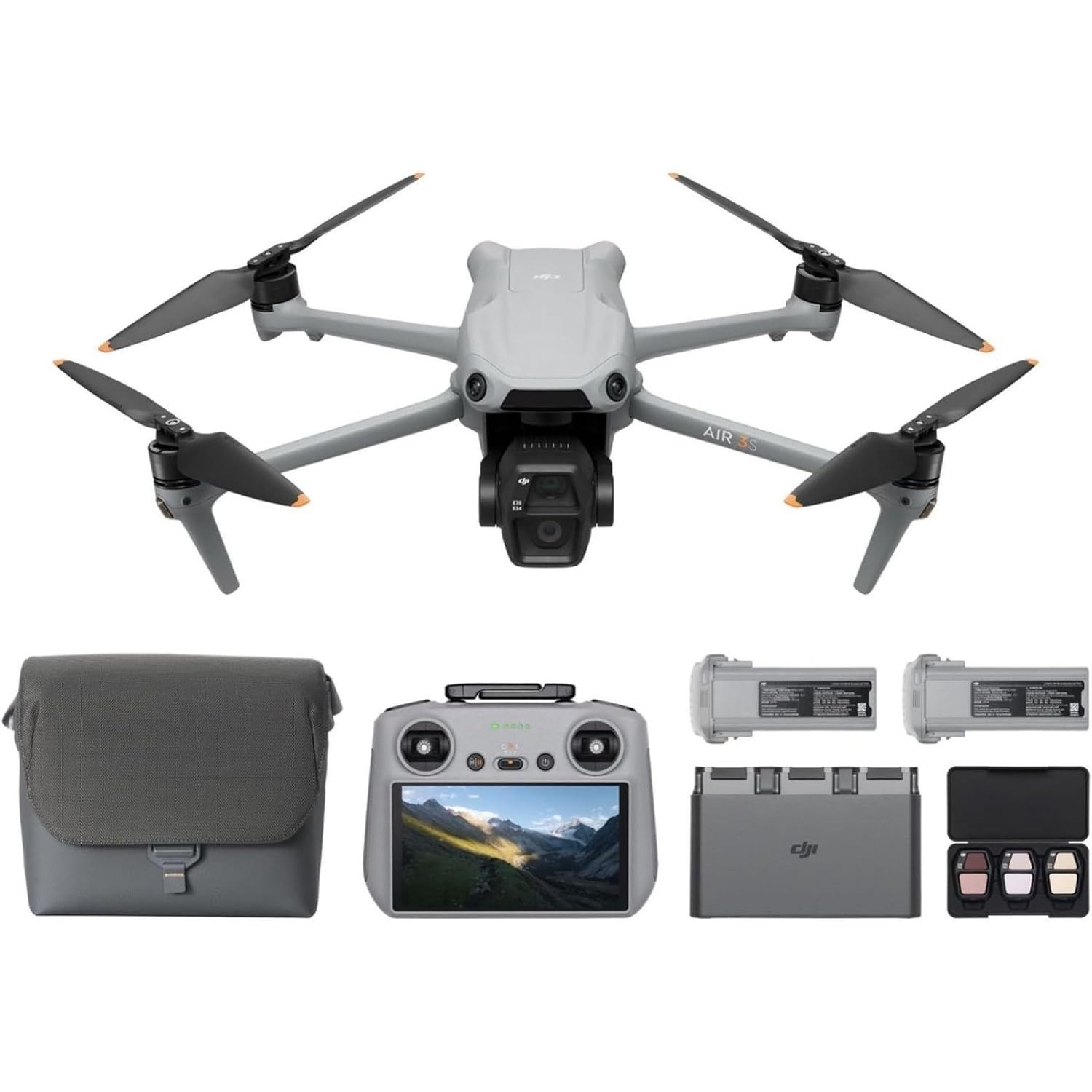 DJI Air 3S Fly More Combo (RC  - Drone Battery 3S recension och pris
