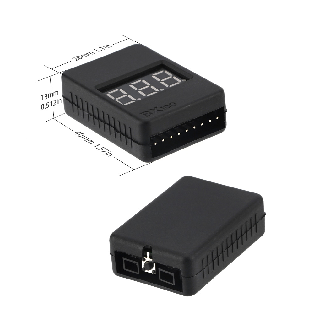 BX100 1-8S Lipo Battery Voltag - Drone Battery Voltage Checker recension och pris