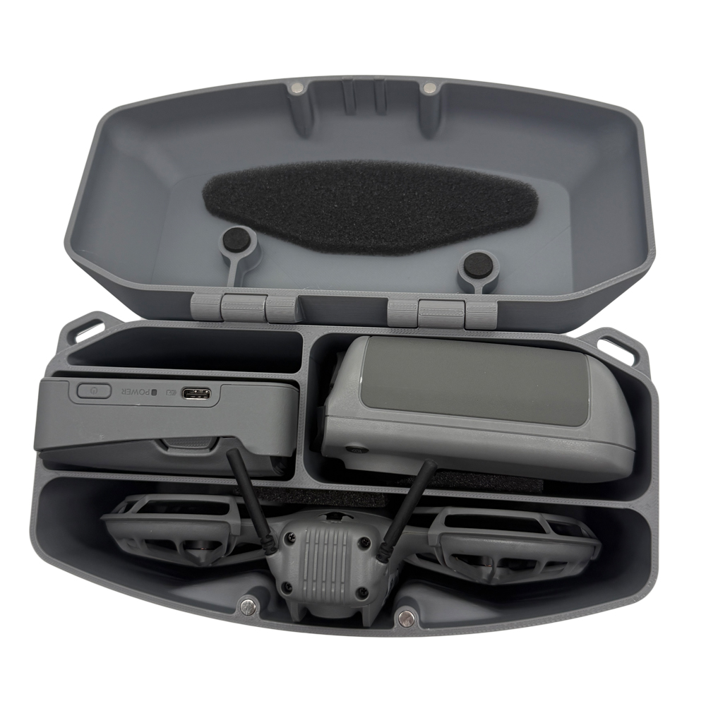 for DJI Neo 2 3D Printed Box w - Drone Battery Strap recension och pris