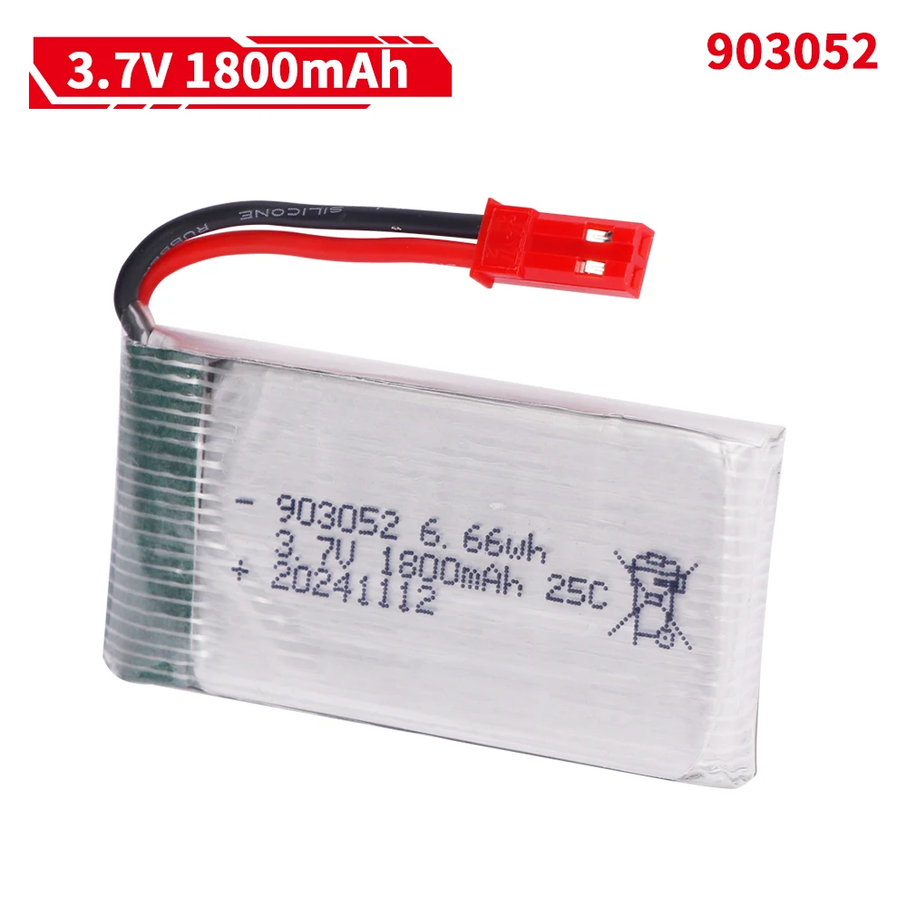 3.7V 1800mAh 903052 lipo Batte - Drone Battery Charger recension och pris
