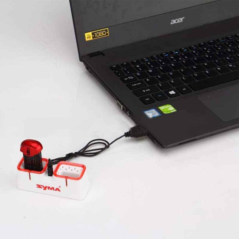 Dual USB Fast Charger for Syma - Drone Battery Case recension och pris