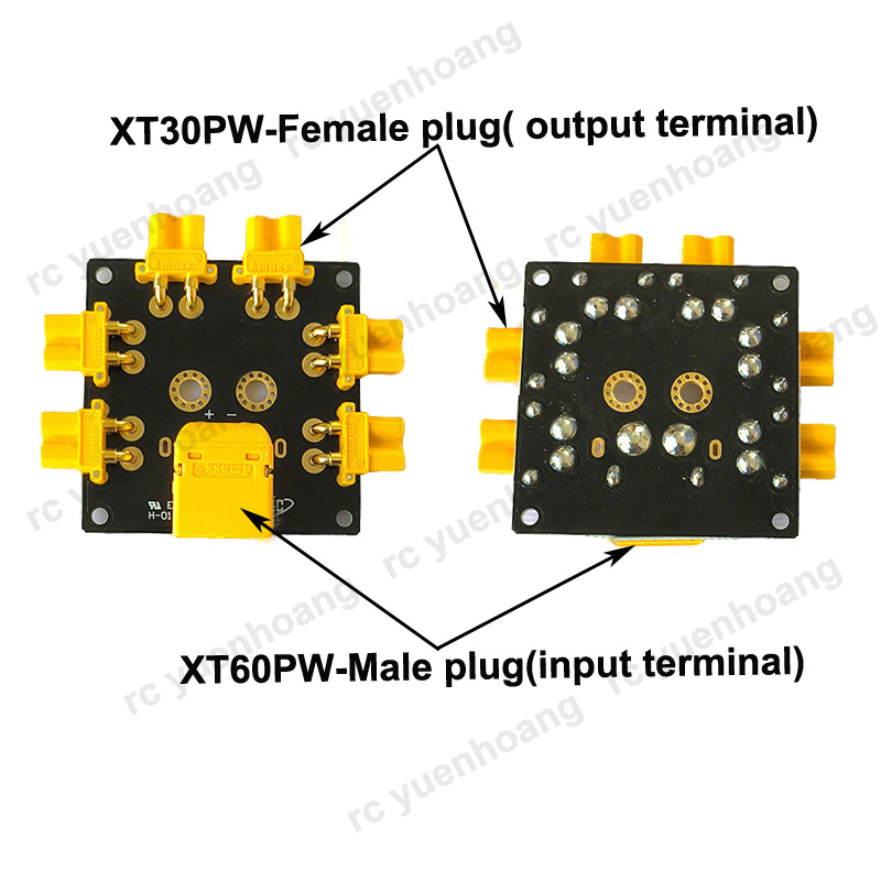 1PCS XT30PW-Female Power Distr - Drone Battery Parallel Board recension och pris