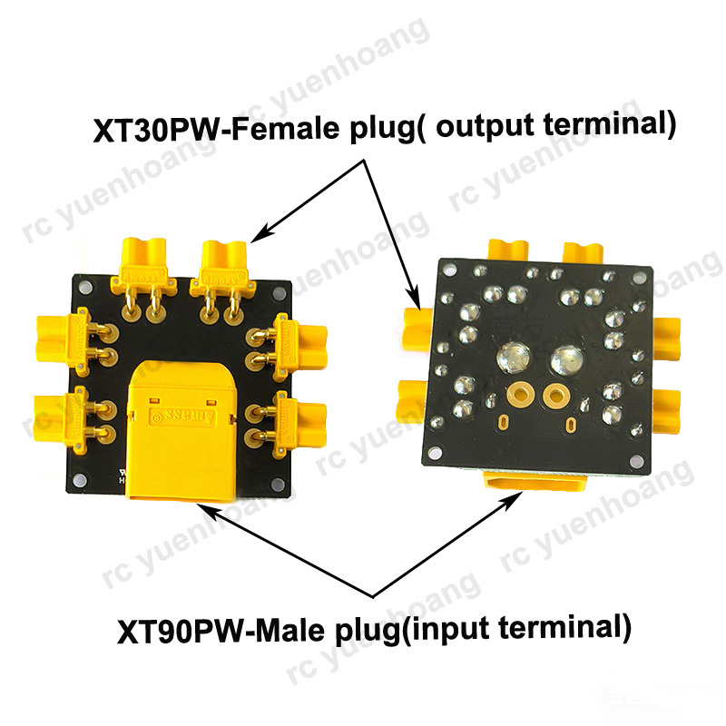1PCS XT30PW-Female Power Distr - Drone Battery Parallel Board recension och pris