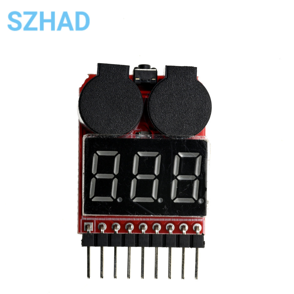 1-8S LiPo Battery Voltage Test - Drone Battery Voltage Checker recension och pris