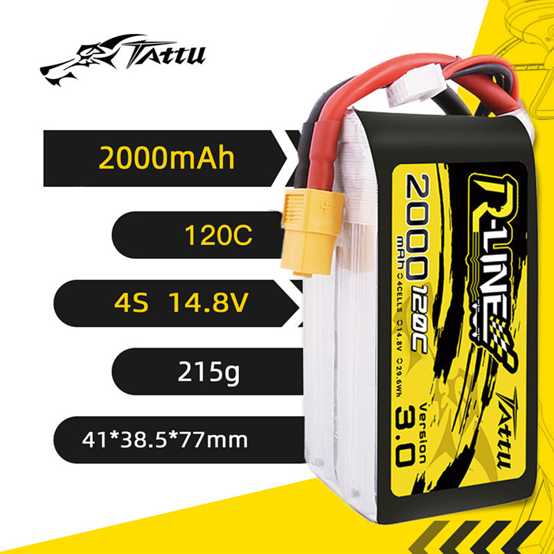 HOT TATTU R-LINE 3.0 120C 2000 - Drone Battery 4S recension och pris