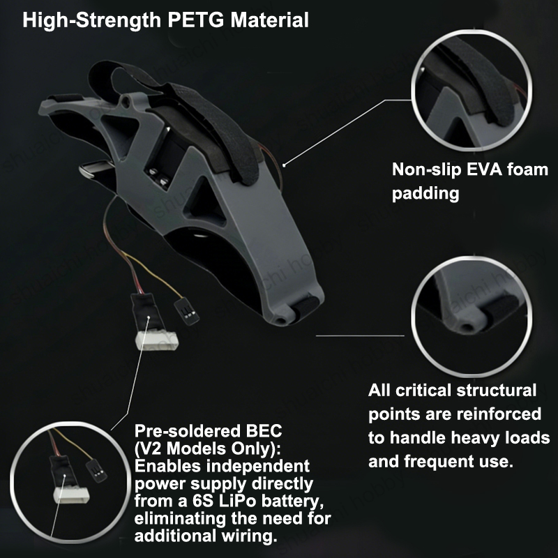 1PCS Strap-type FPV Drone PWM- - Drone Battery Strap recension och pris